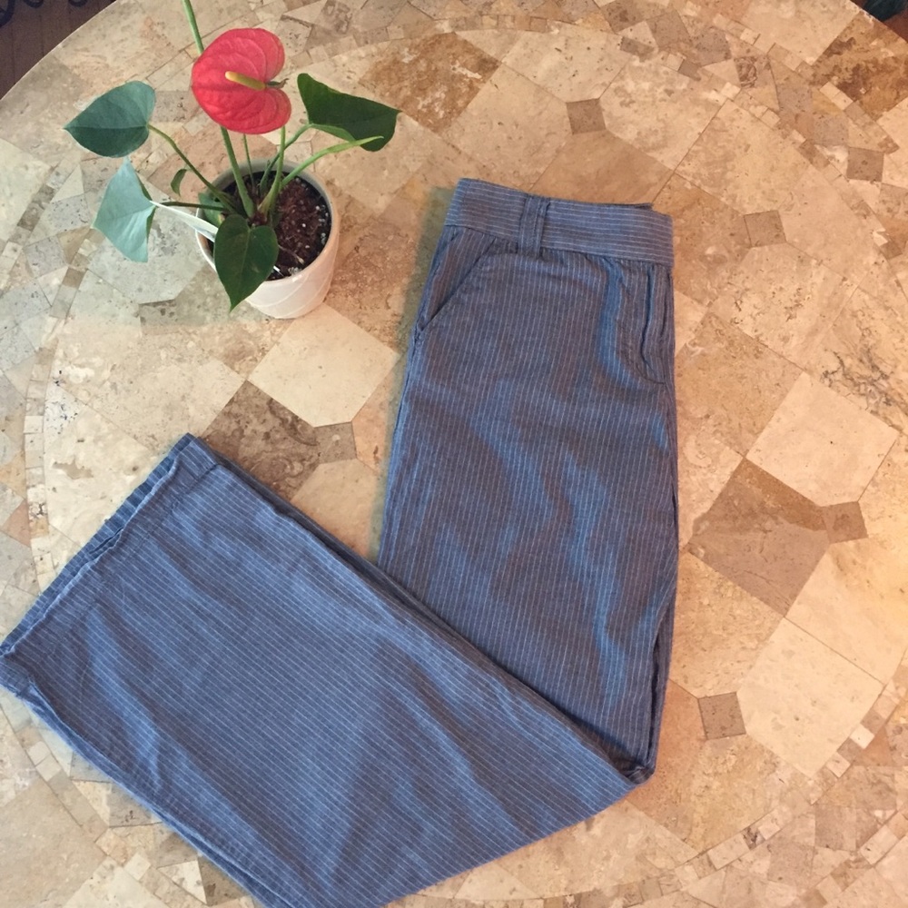 J Crew City Fit Stripe Pants