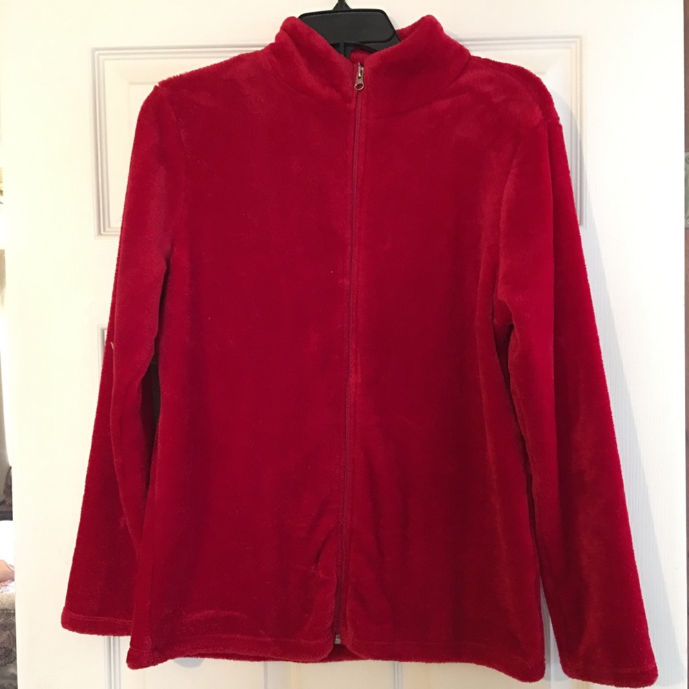 Faded Glory Red Fleece Jacket