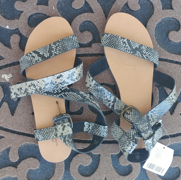 Urban Outfitters Shoes - Snakeskin wrap sandals