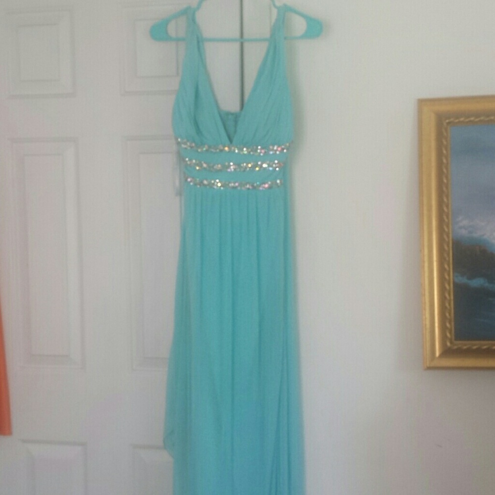 Blue Prom Dress - Picture 3 of 3