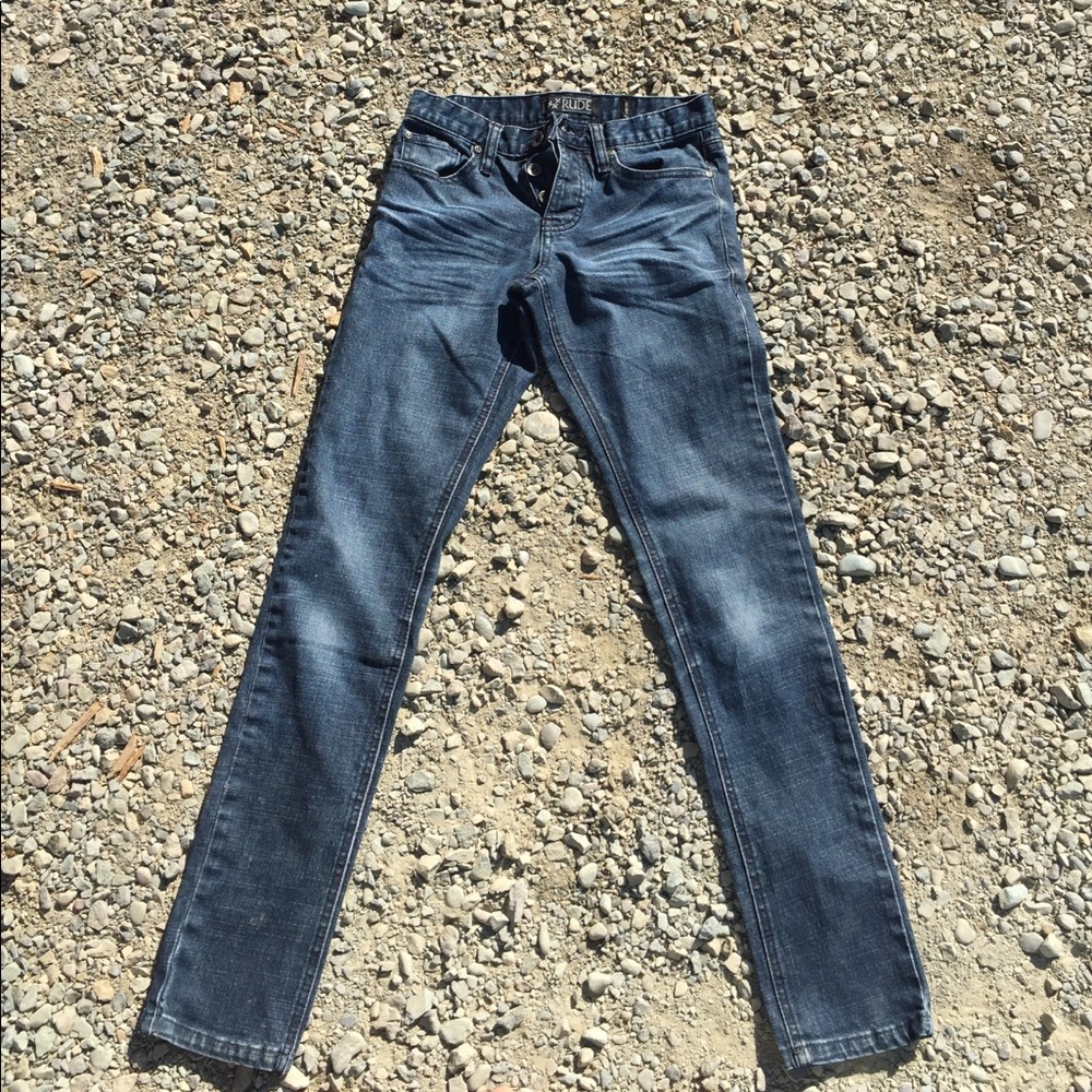 Girls high waisted skinny jeans