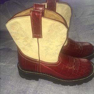 ARIAT Upper Leather Cowboy Boots