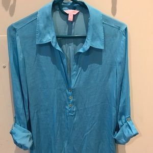 Lilly Pulitzer medium button up top