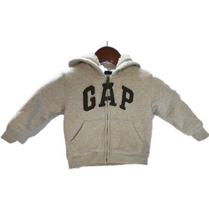 *GAP* Cozy logo zip hoodie (oatmeal heather color)