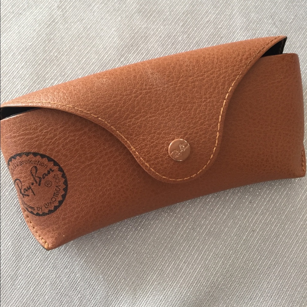 Leather Ray Ban sunglasses case