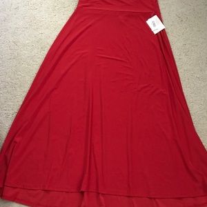 Lularoe XL Red Maxi