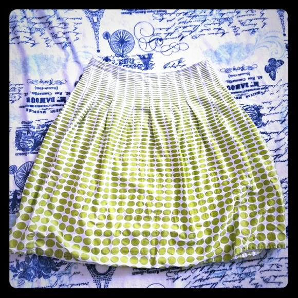 Cato Dresses & Skirts - **🌿 Green and White Polka Dot Skirt 🌿**