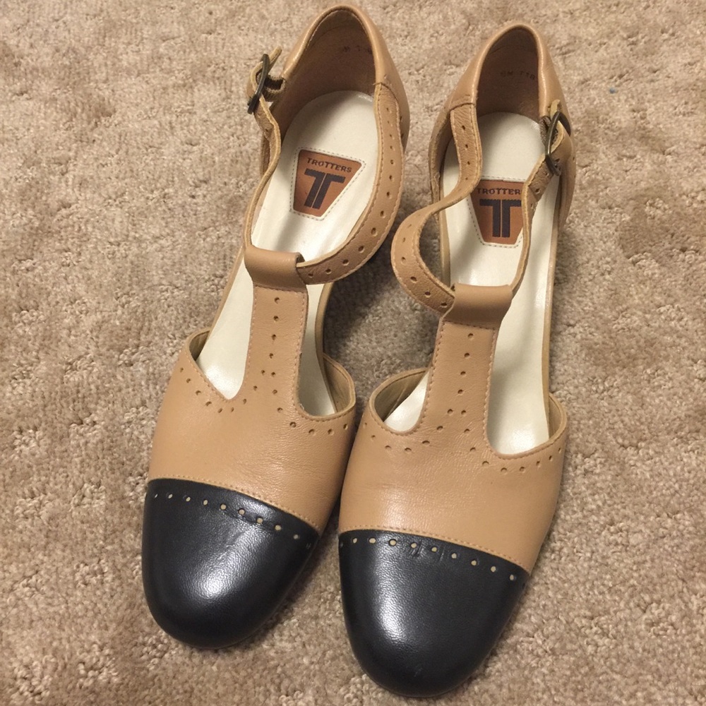 Real leather vintage shoes