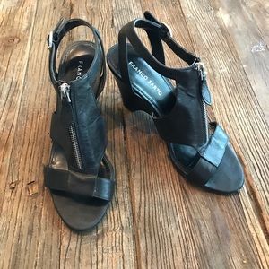 Franco Sarto leather wedges, 9