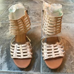 Dolce Vita wedge sandals.