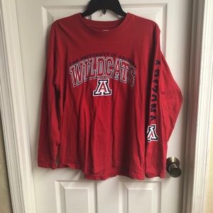 Long sleeve University of Arizona tee. M.