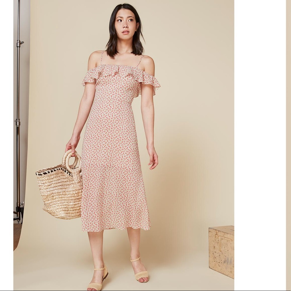Reformation Hydrangea Dress
