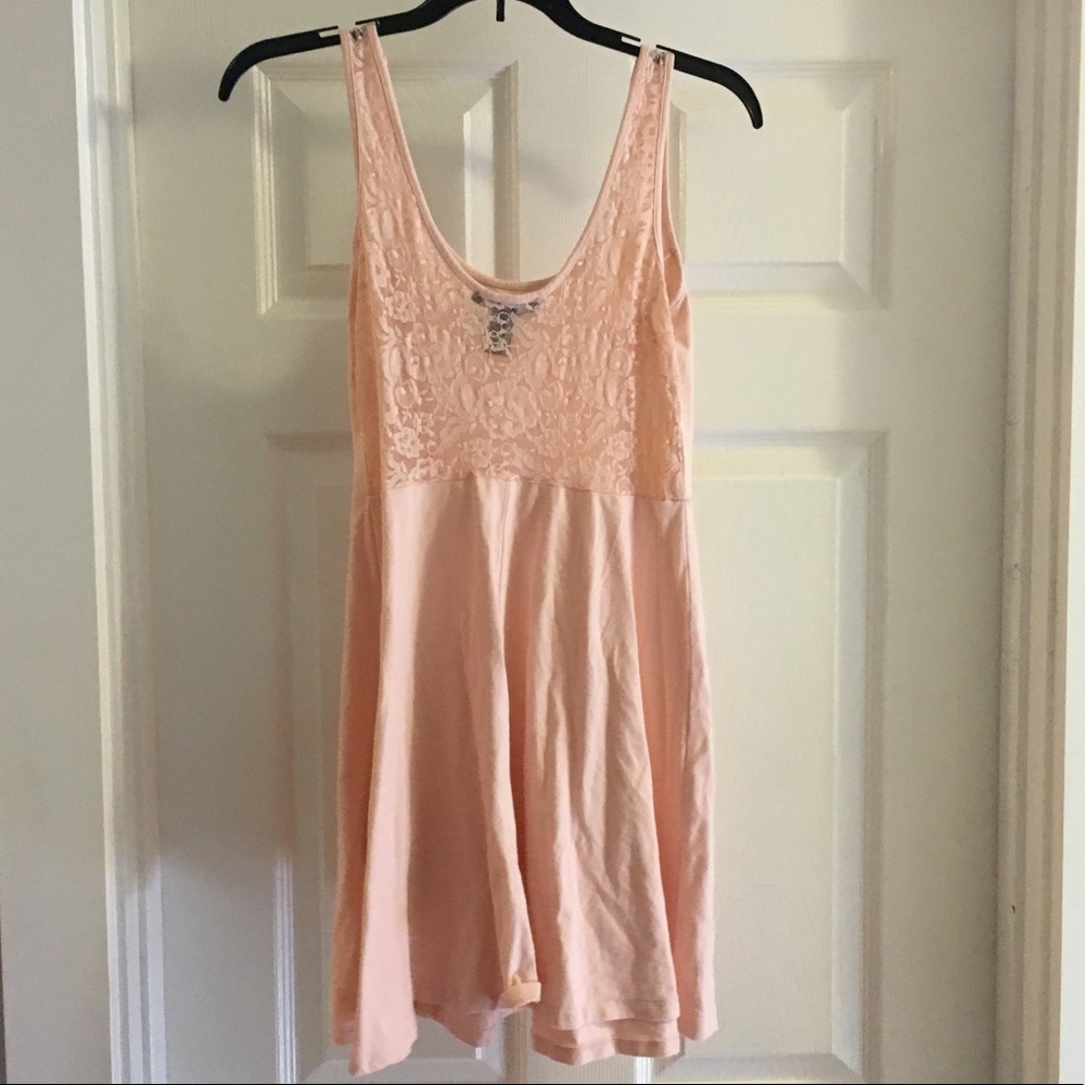 Forever 21 Skater Tank Dress with Lace Back