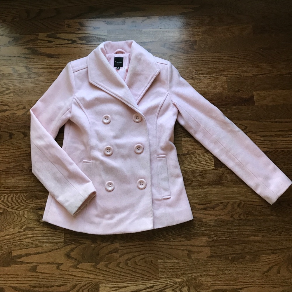 Rampage pink pea coat