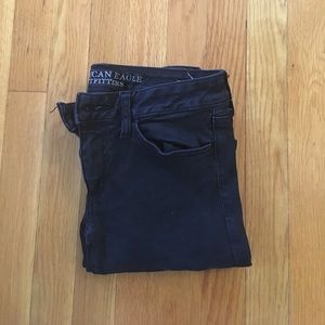 American eagle black jeggings