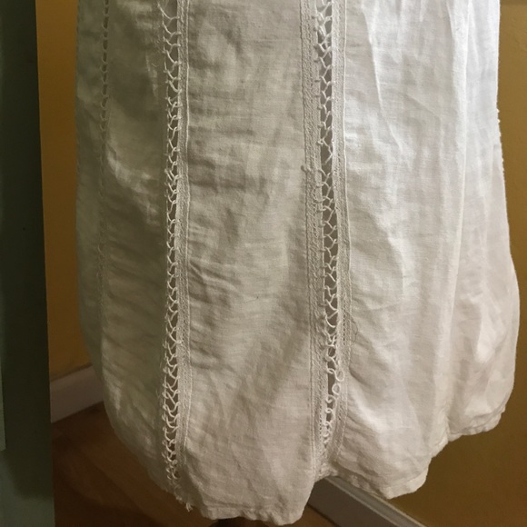 Free people white knit sleeveless tunic dress - Picture 3 of 6