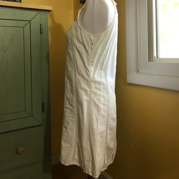 Free people white knit sleeveless tunic dress - Picture 5 of 6