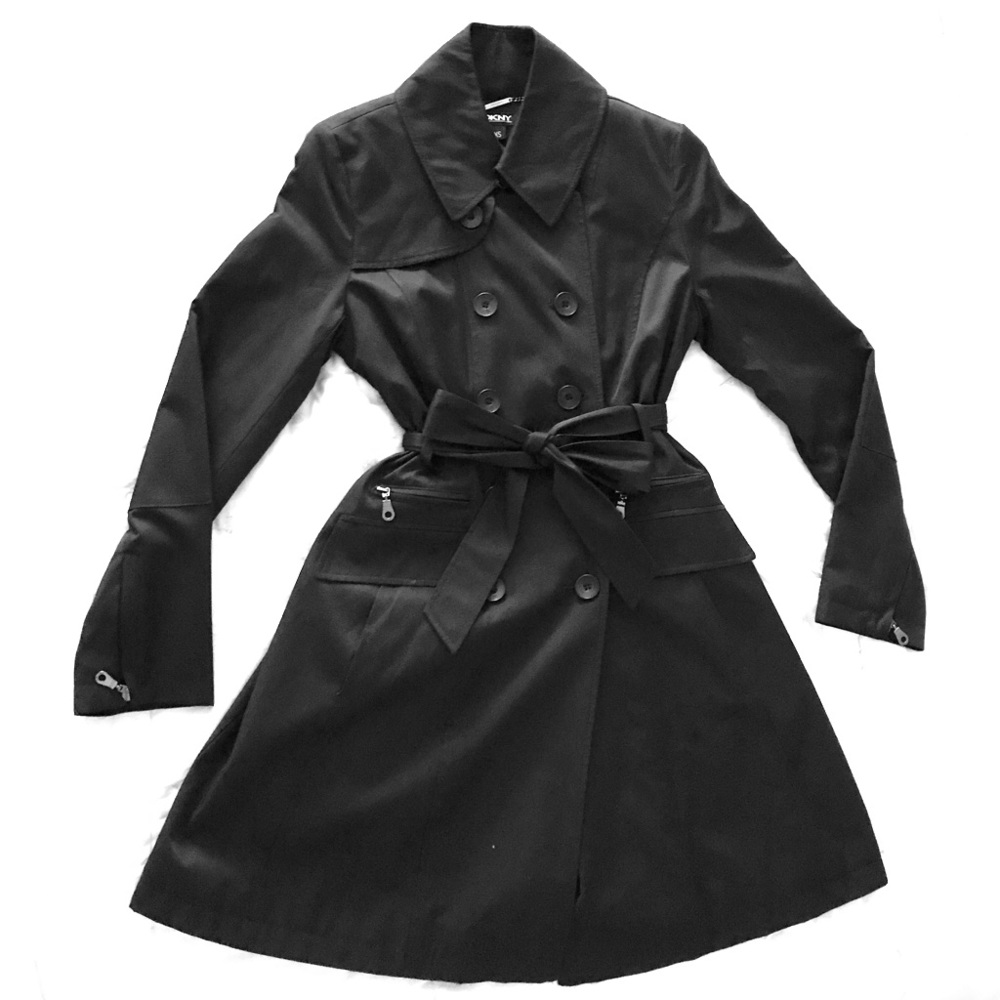 DKNY Classic Waterproof Trench Coat