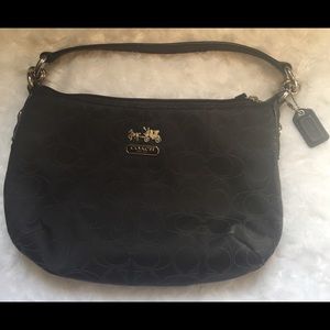 Small authentic black Coach bag