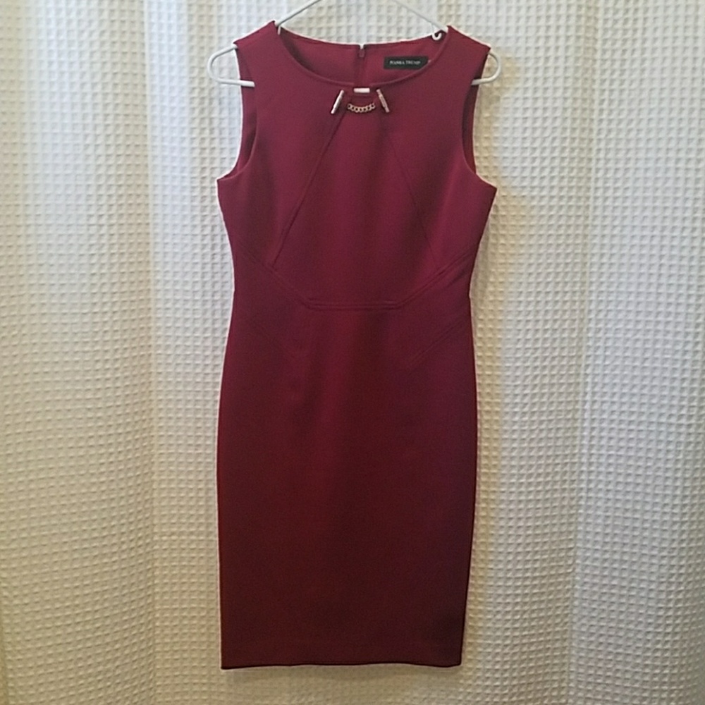 Ivanka Trump Red Sheath Dress Sz 4