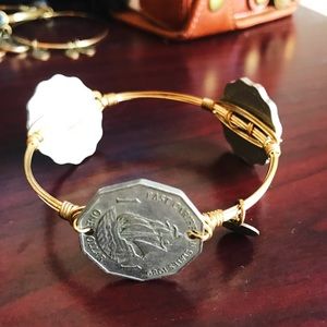 RARE Bourbon and Bowties Caribbean Coin Bangle