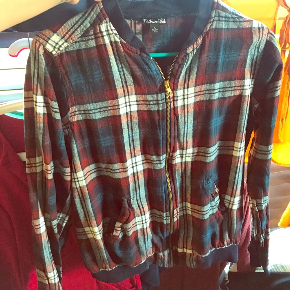 Plaid jacket!