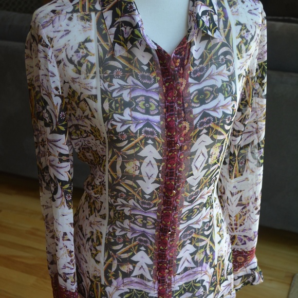 IVANKA TRUMP PRINT BLOUSE - Picture 3 of 4
