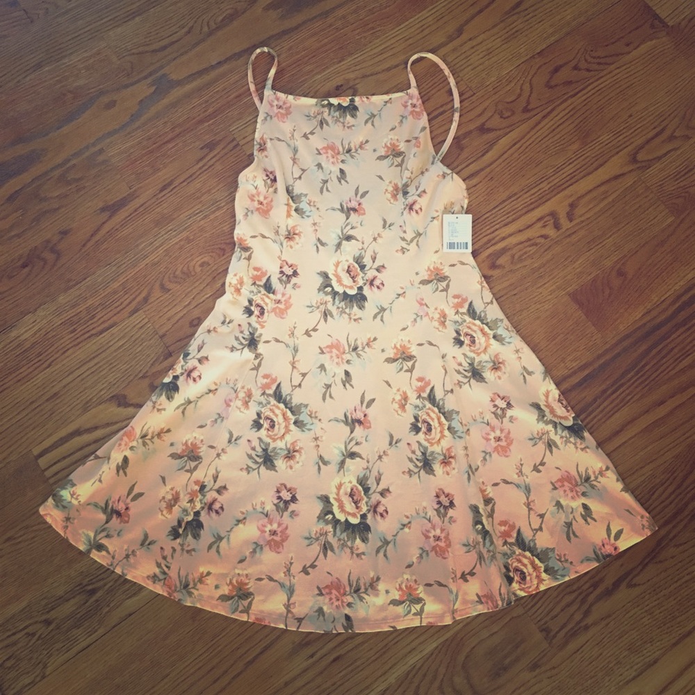 Urban Outfitters Kimchi Blue Pink Floral Dress
