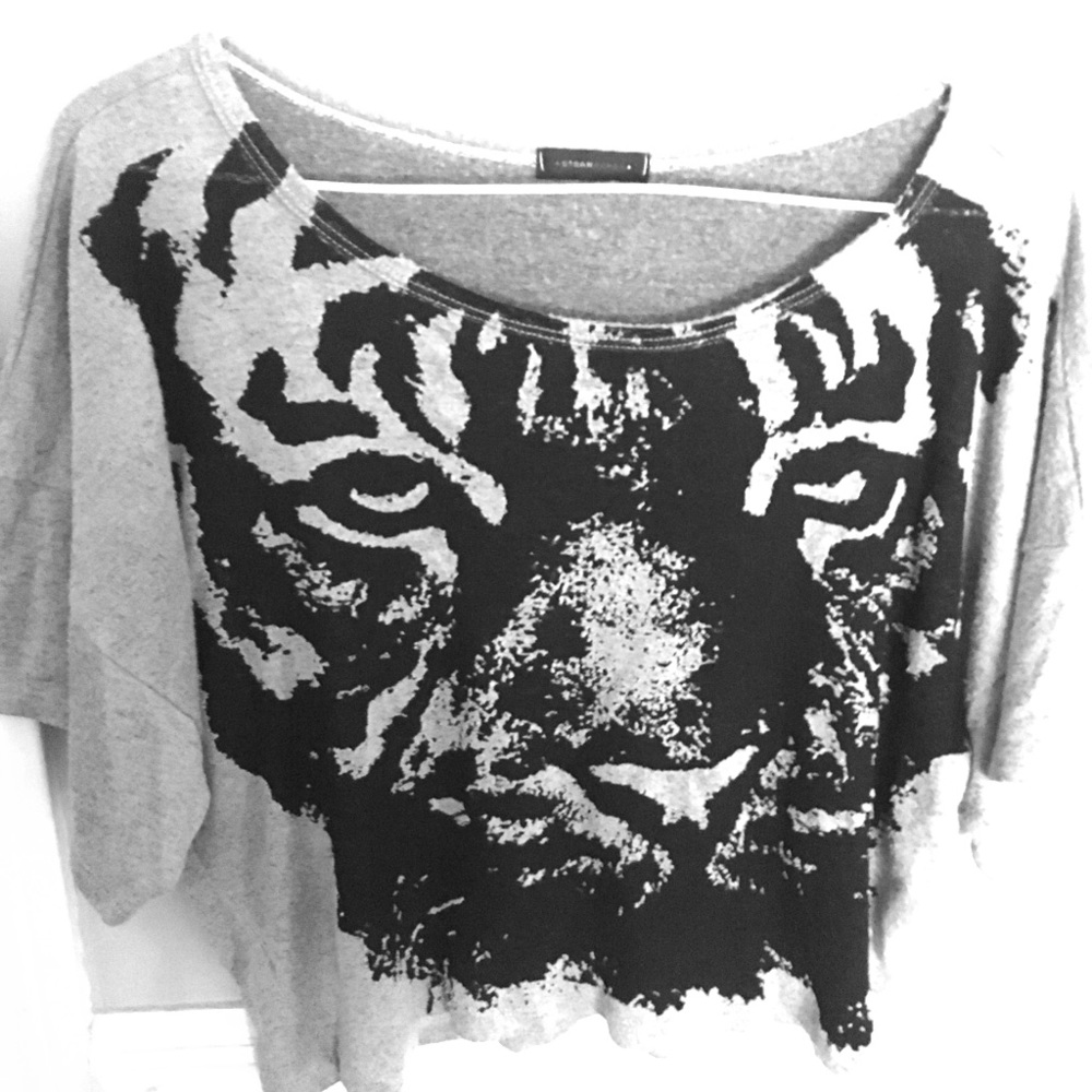 Tiger print T-shirt