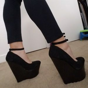 Wild Pair wedge heels