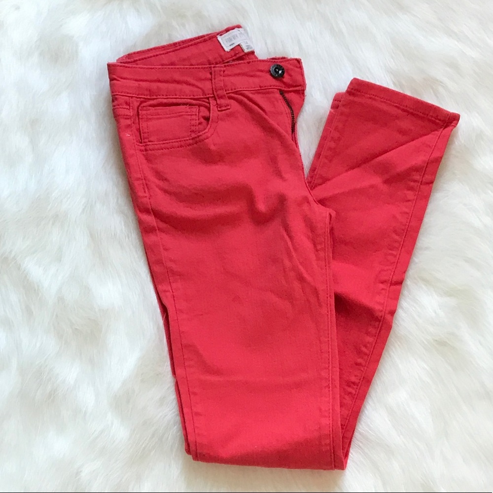 Forever 21 Girls Coral Skinny Leg Jean