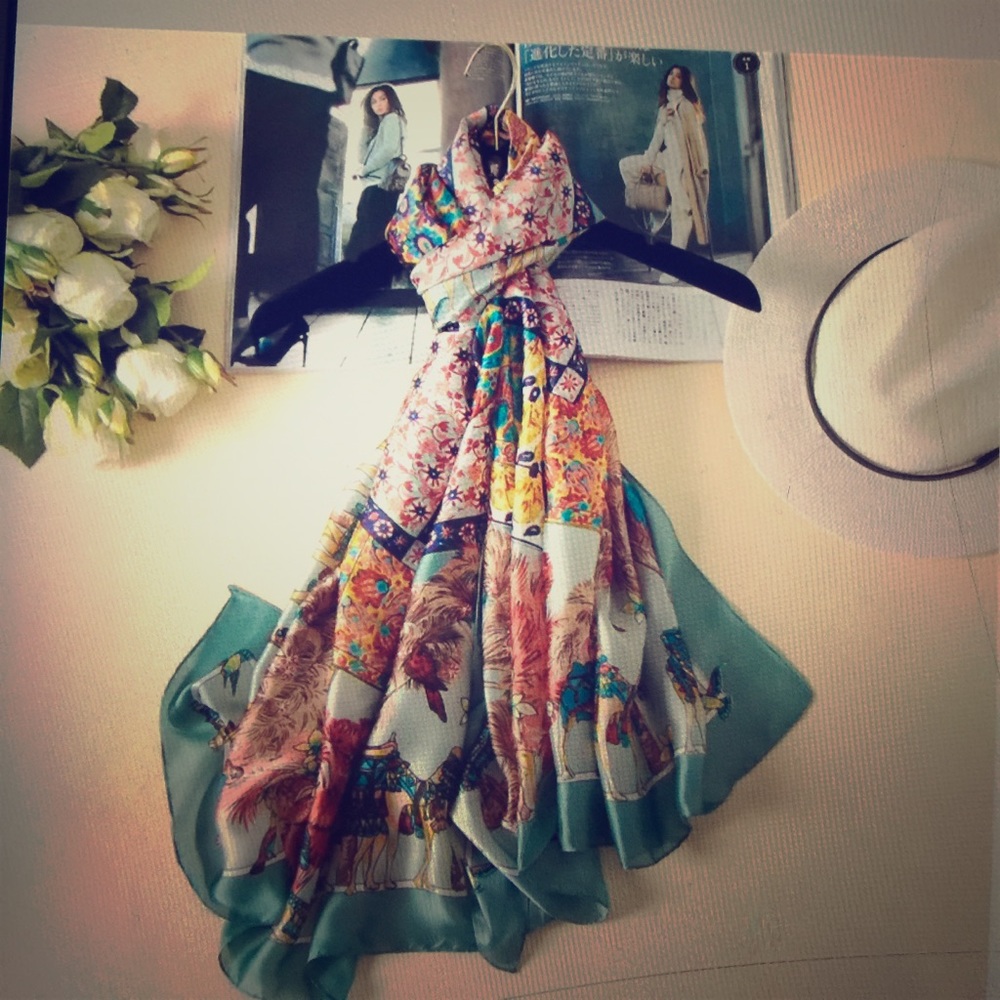 Scarf Oblong Silk‼️Sale‼️