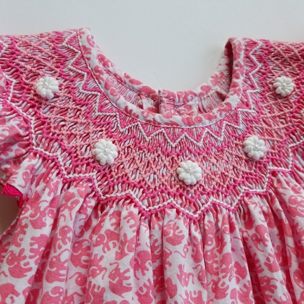 mom&me EUC Smocked Dress