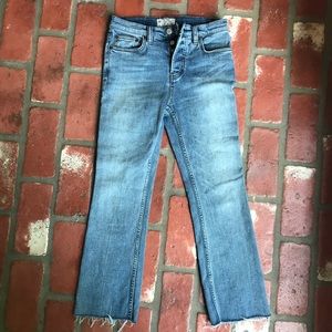 Free people kick crop jeans