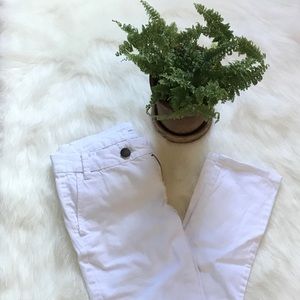 Forever 21 White Skinny Leg Jean