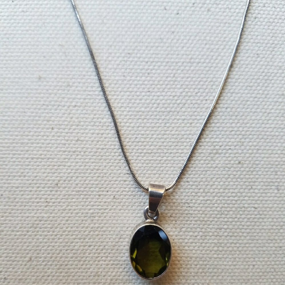 Necklace peridot - Picture 2 of 2