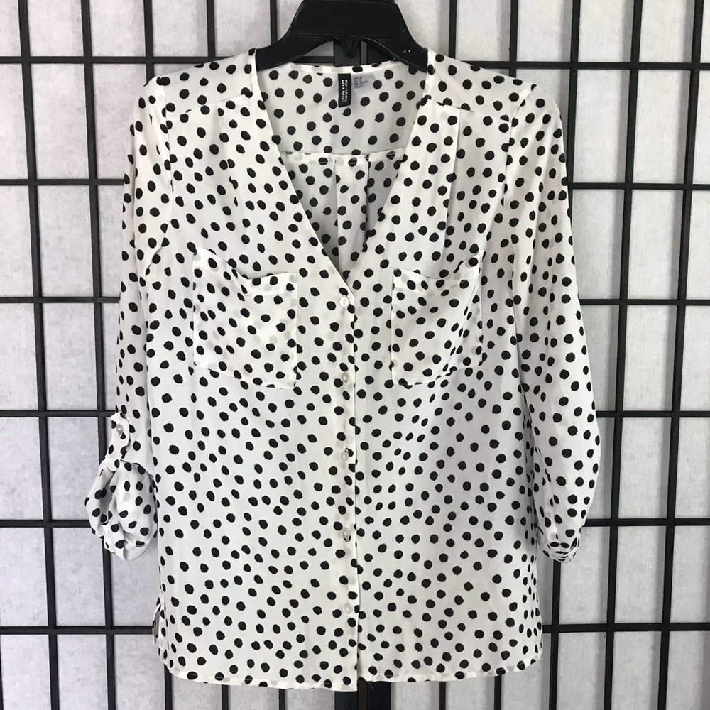 H&M Button Blouse - image 1