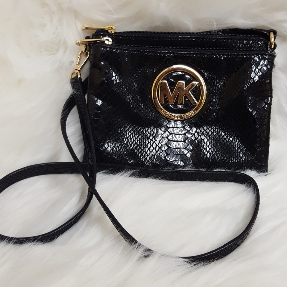 Michael Kors Leather Fulton Crossbody NWT