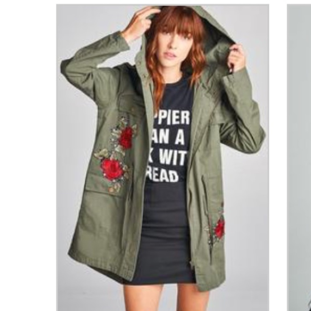 Utility Floral patch jacket - Picture 5 of 8