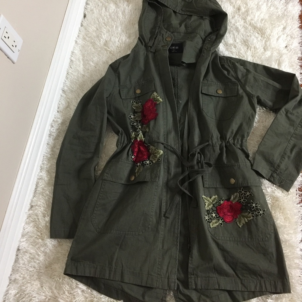 Utility Floral patch jacket - Picture 7 of 8