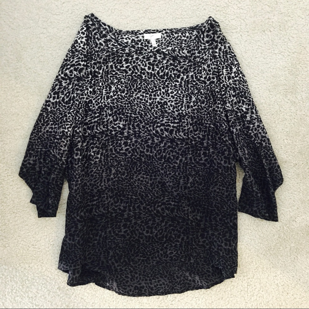 Joie three quarter sleeve Shirt in Leopard