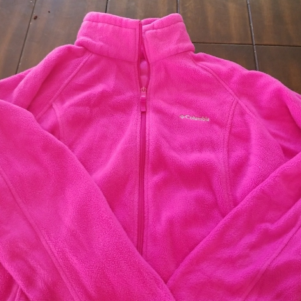 woman's Bright Pink Columbia
