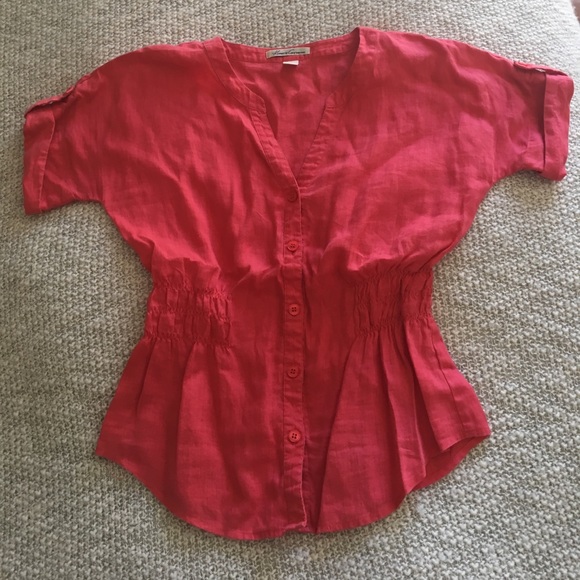 Kenneth Cole Linen Blouse - Picture 2 of 2