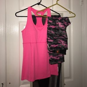 Hot pink tank top