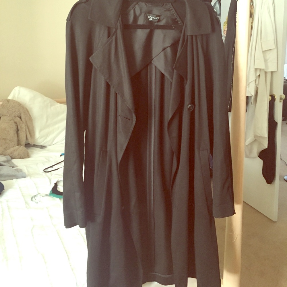Black Topshop Trench