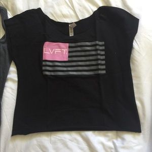 🔴SOLD🔴Live Fit off shoulder crop shirt