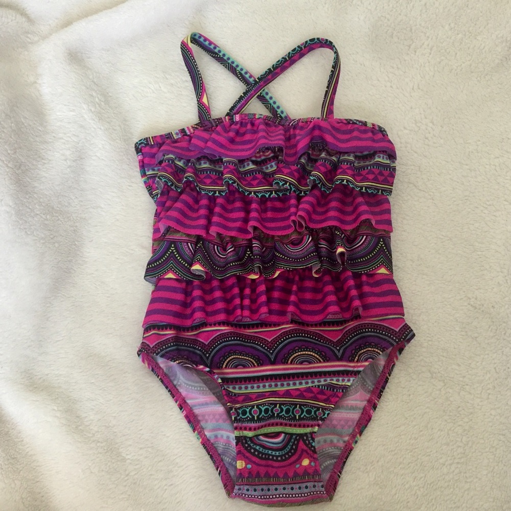 Ruffle Bathing-suit  for little girls