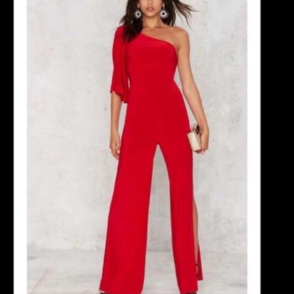 Black jumpsuit by Nasty Gal