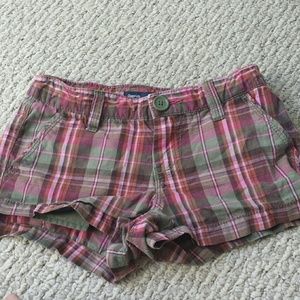 Plaid shorts