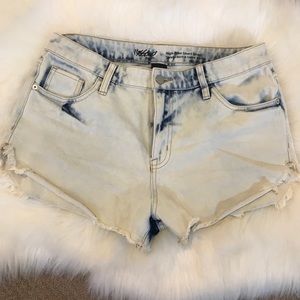 High rise short shorts
